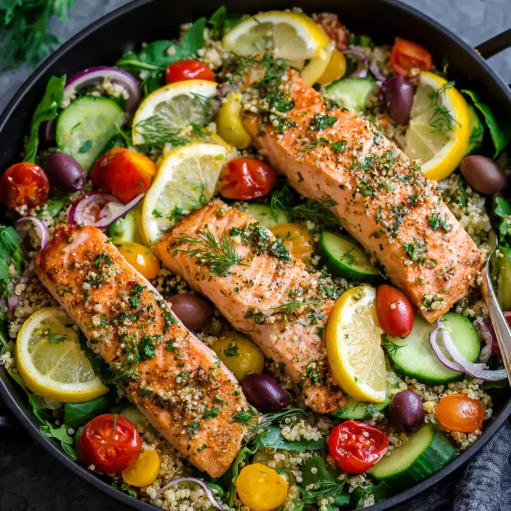 Easy One-Pot Salmon Salad – Light, Fresh & Full of Flavor! 1