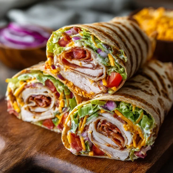 Easy Spicy Turkey Wraps – Quick, Flavorful & Protein-Packed Lunch 1