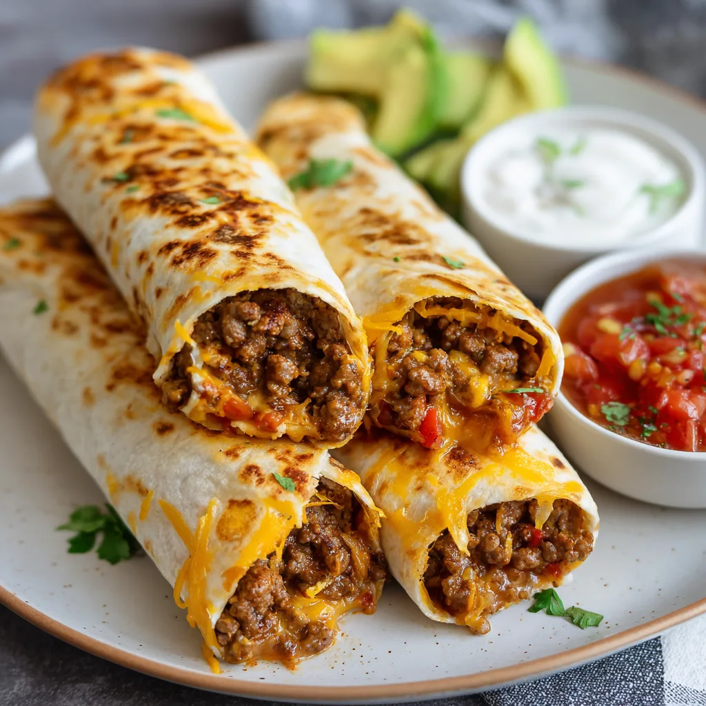 Family-Friendly Baked Ground Beef Wraps – Easy, Tasty & Kid-Approved 3