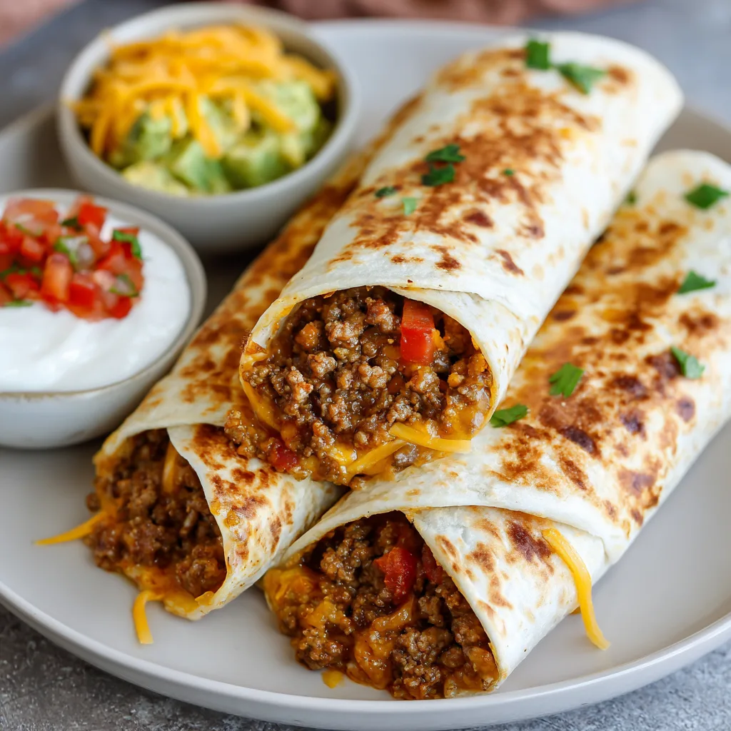 Family-Friendly Baked Ground Beef Wraps – Easy, Tasty & Kid-Approved 2