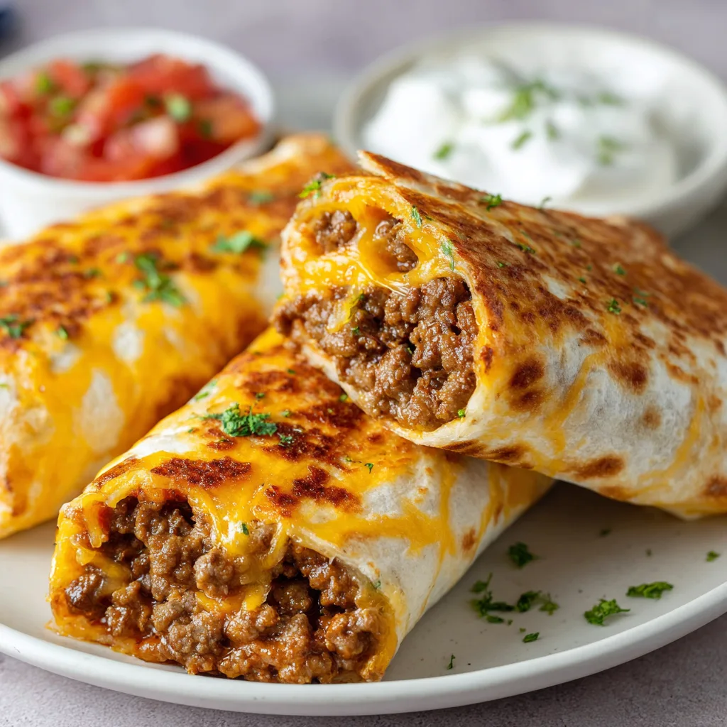 Family-Friendly Baked Ground Beef Wraps – Easy, Tasty & Kid-Approved 4