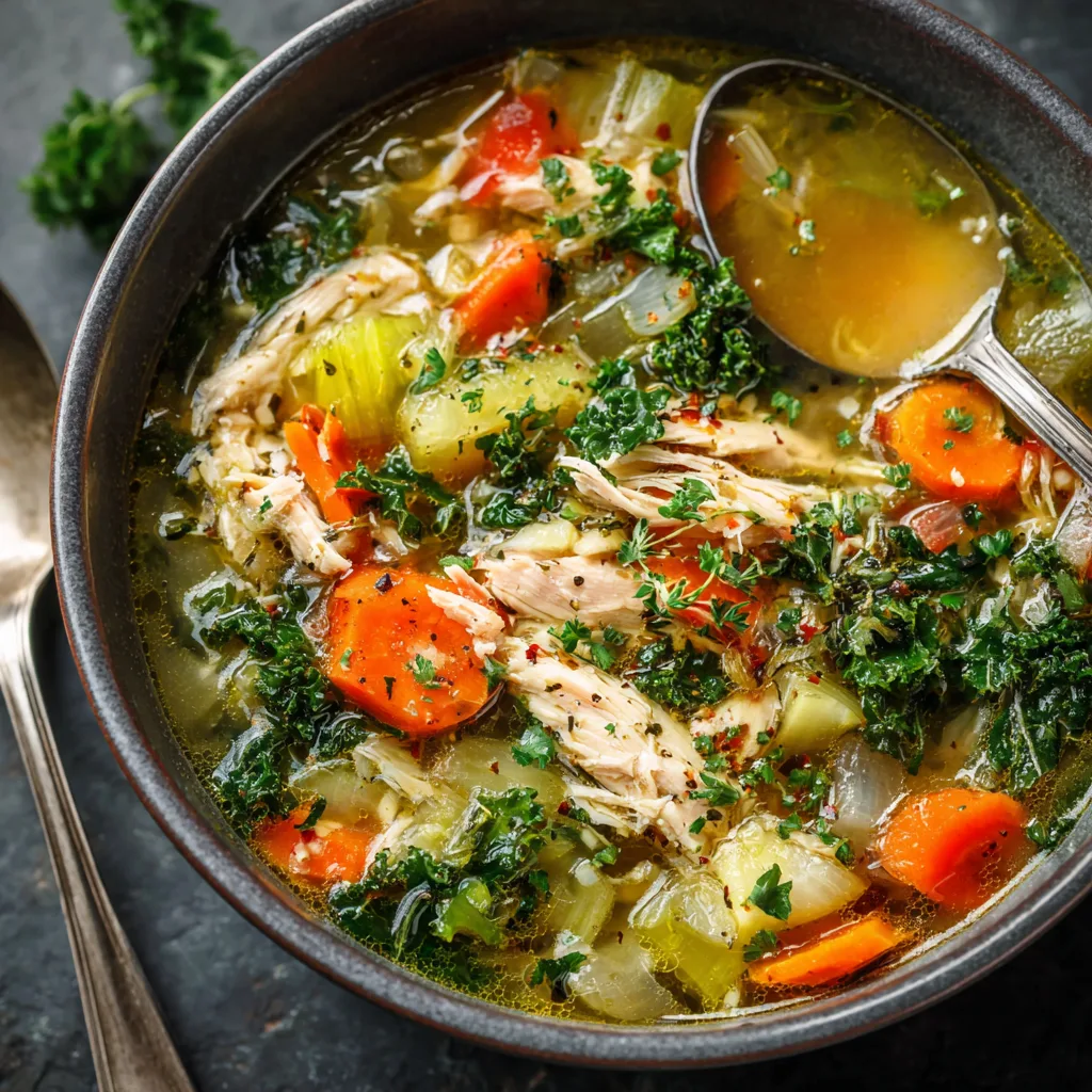 Family-Friendly Low Carb Chicken Soup – Healthy, Cozy & Easy 4