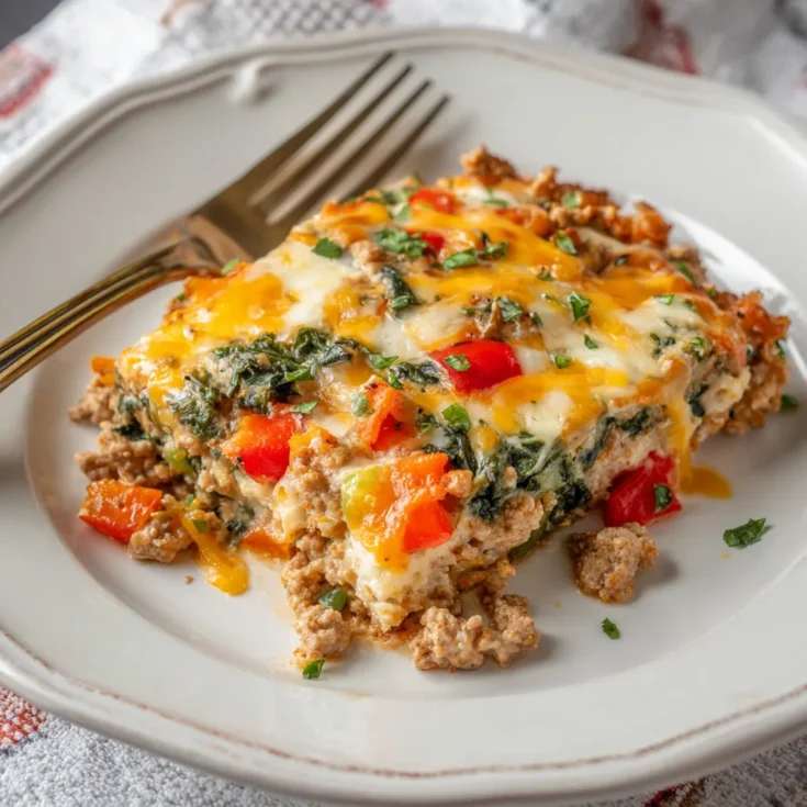 Family-Friendly Low Carb Ground Turkey Bake – Healthy, Easy & Delicious 1