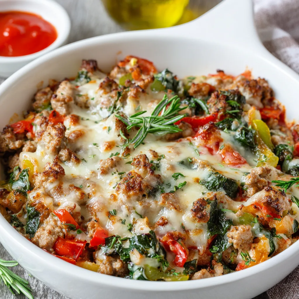 Family-Friendly Low Carb Ground Turkey Bake – Healthy, Easy & Delicious 4