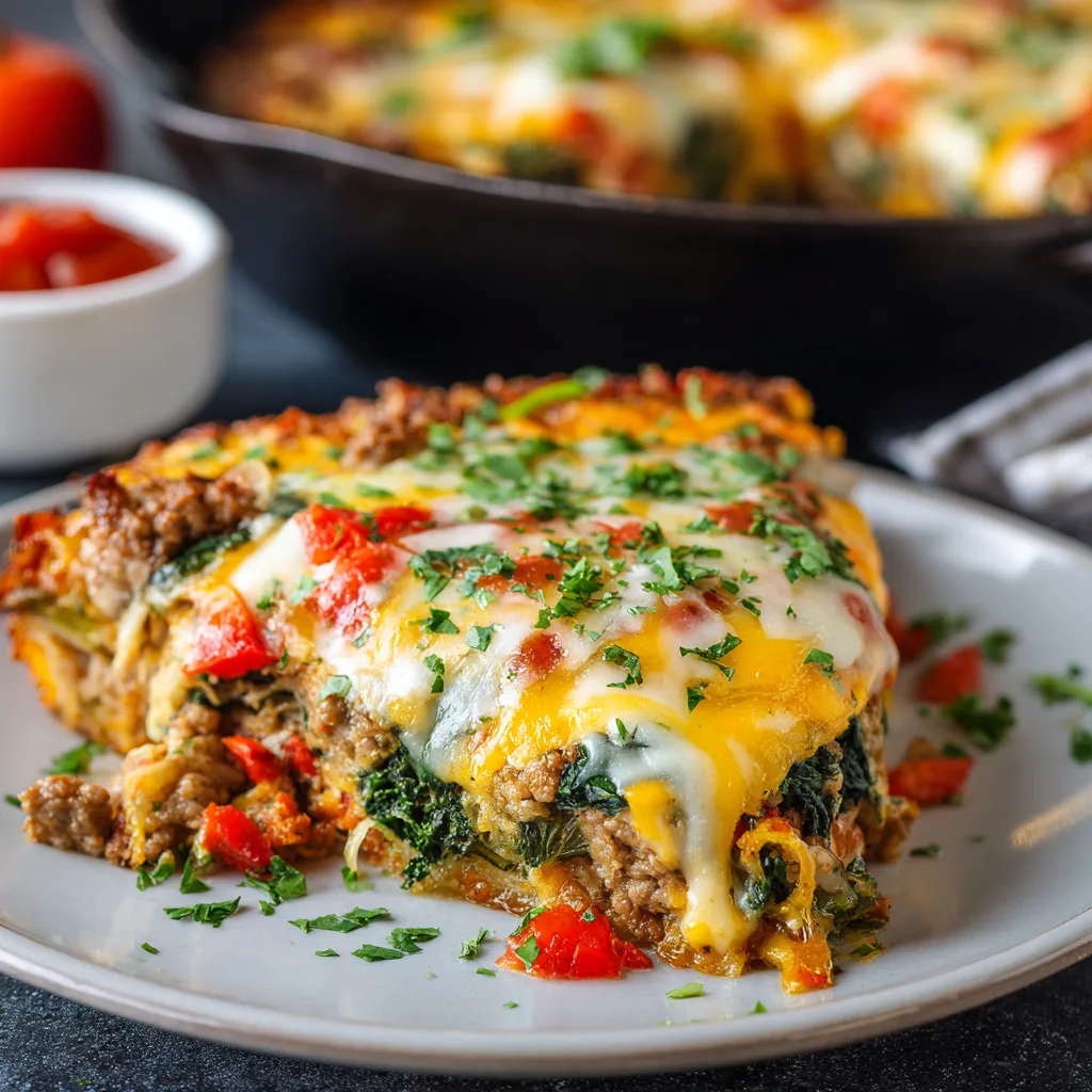 Family-Friendly Low Carb Ground Turkey Bake – Healthy, Easy & Delicious 3