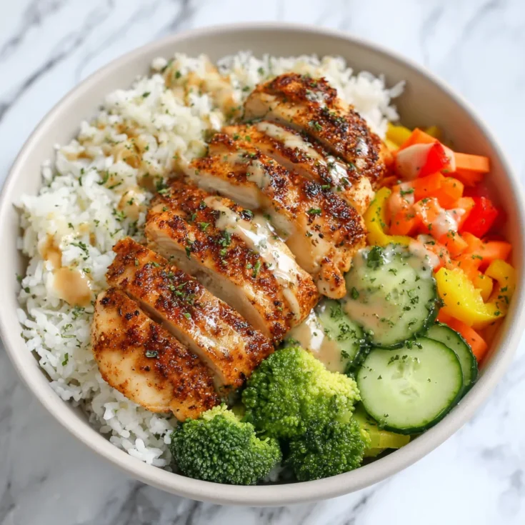 Family-Friendly Pan-Seared Chicken Breast Rice Bowl – Easy Weeknight Dinner 1