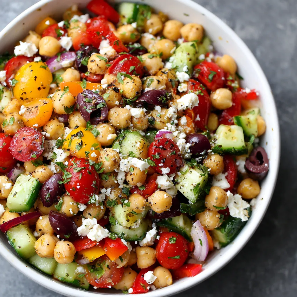 For Kids Mediterranean Chickpeas Salad – Fresh, Fun & Nutritious Meal Idea 4