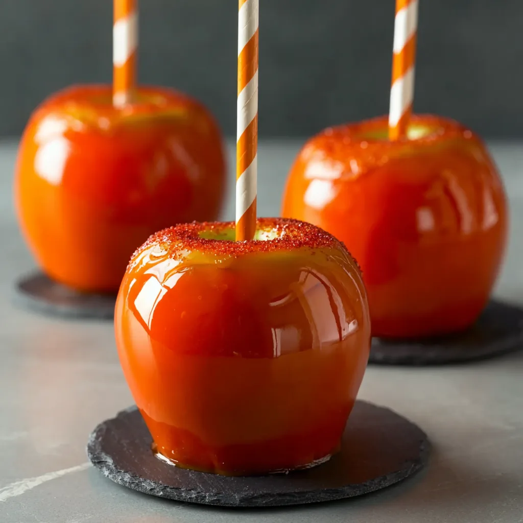 Halloween Orange Candy Apples – Festive, Sweet, and Easy Treats 4