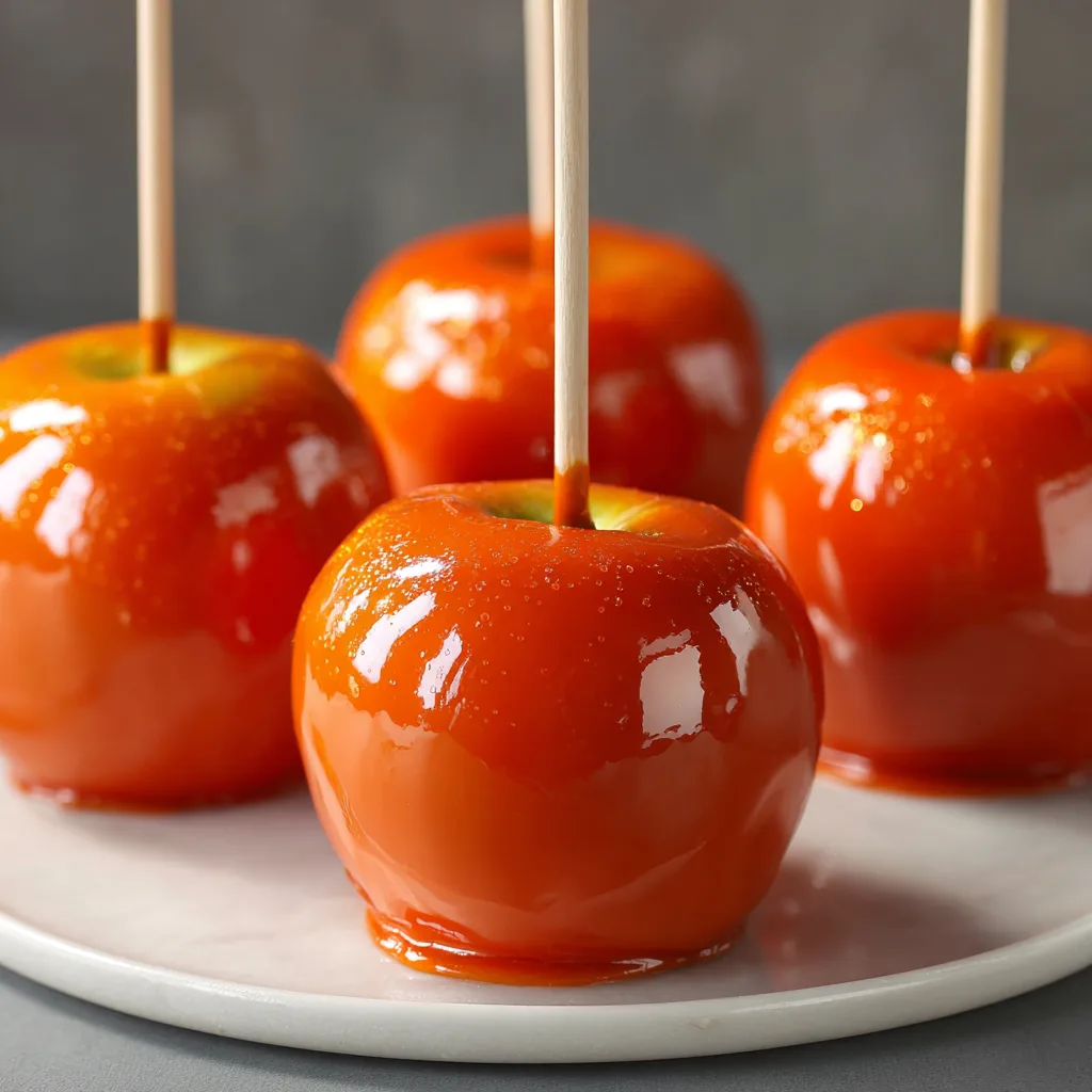 Halloween Orange Candy Apples – Festive, Sweet, and Easy Treats 2