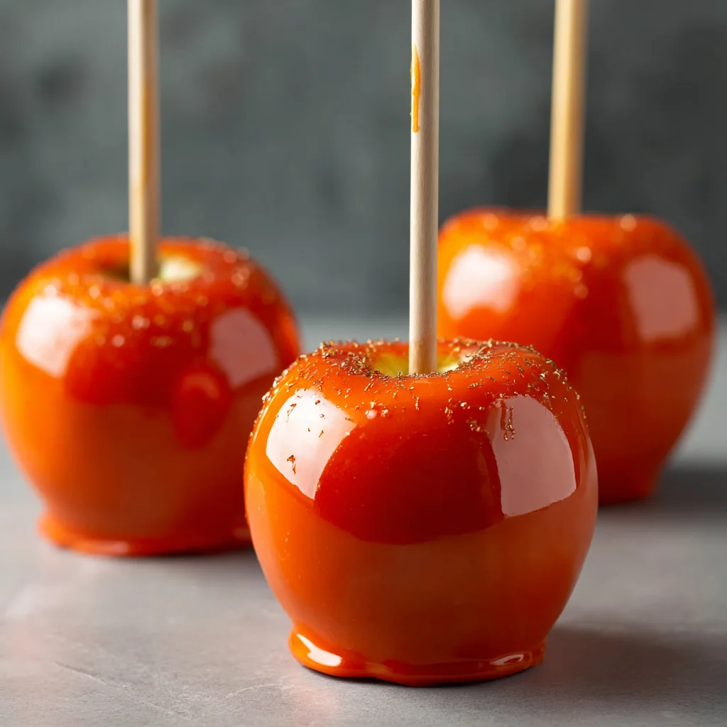 Halloween Orange Candy Apples – Festive, Sweet, and Easy Treats 3