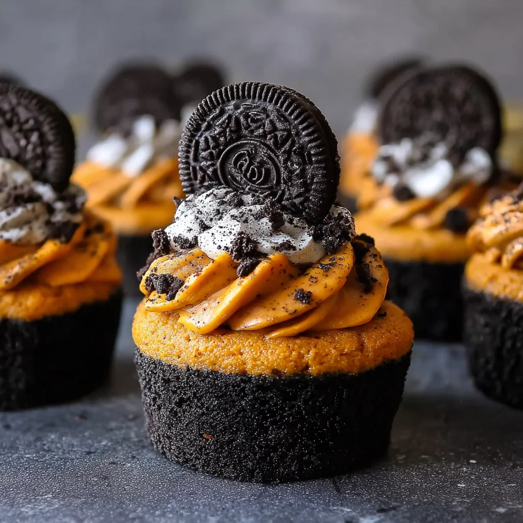 Pumpkin Oreo Cupcakes for Halloween – Fun, Festive & Easy 2