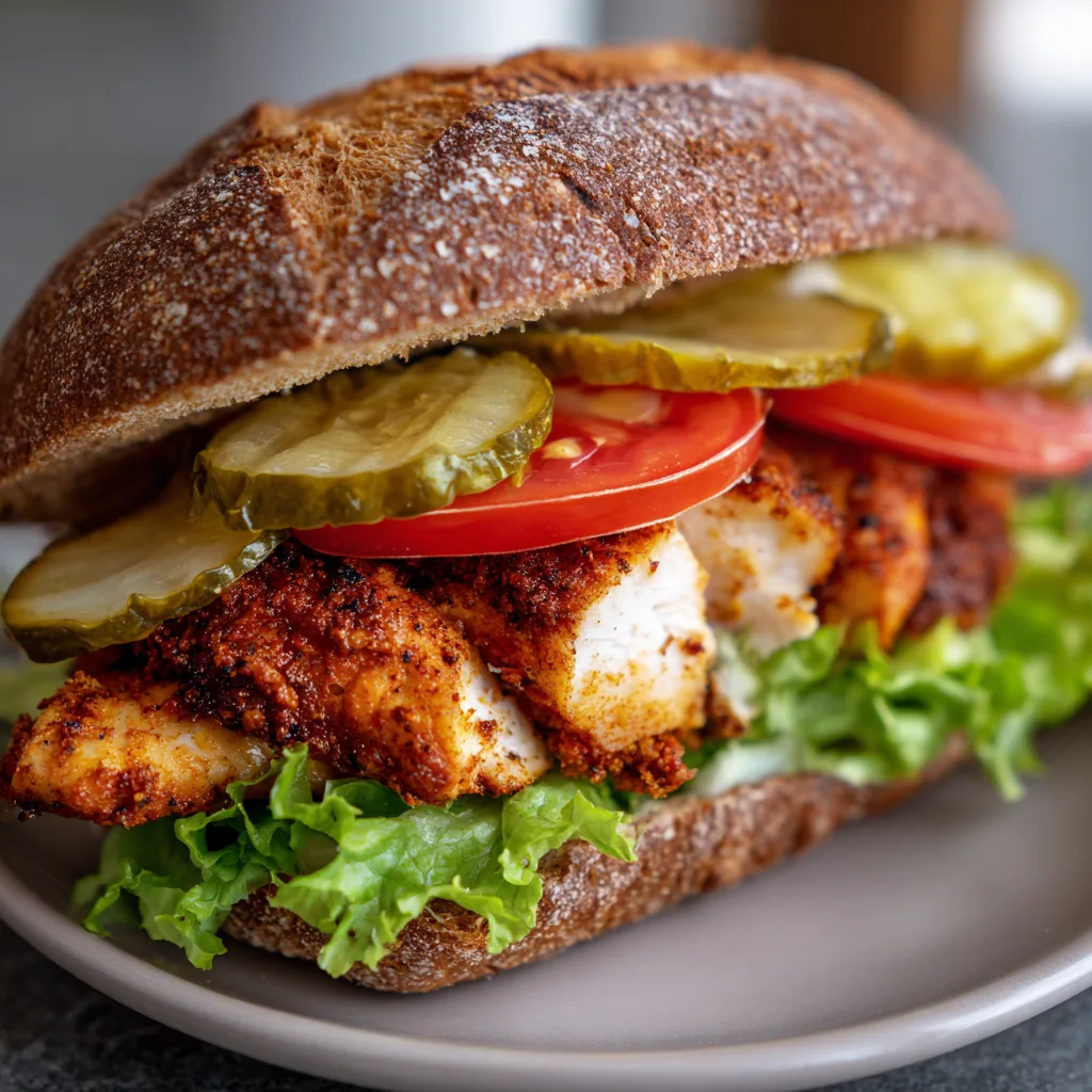 Healthy Air Fryer Chicken Breast Sandwich – Quick & Nutritious 4