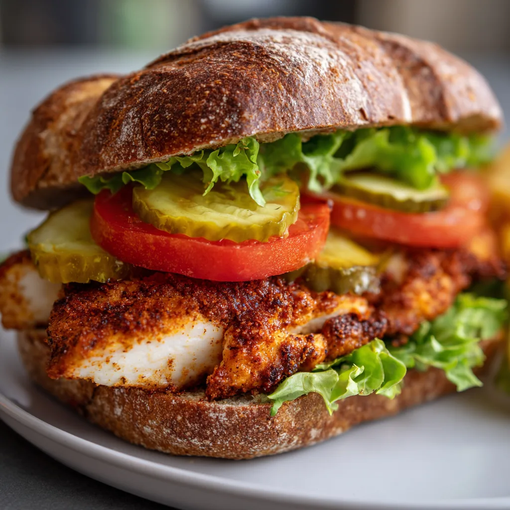 Healthy Air Fryer Chicken Breast Sandwich – Quick & Nutritious 2