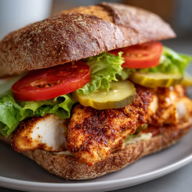 Healthy Air Fryer Chicken Breast Sandwich – Quick & Nutritious 1