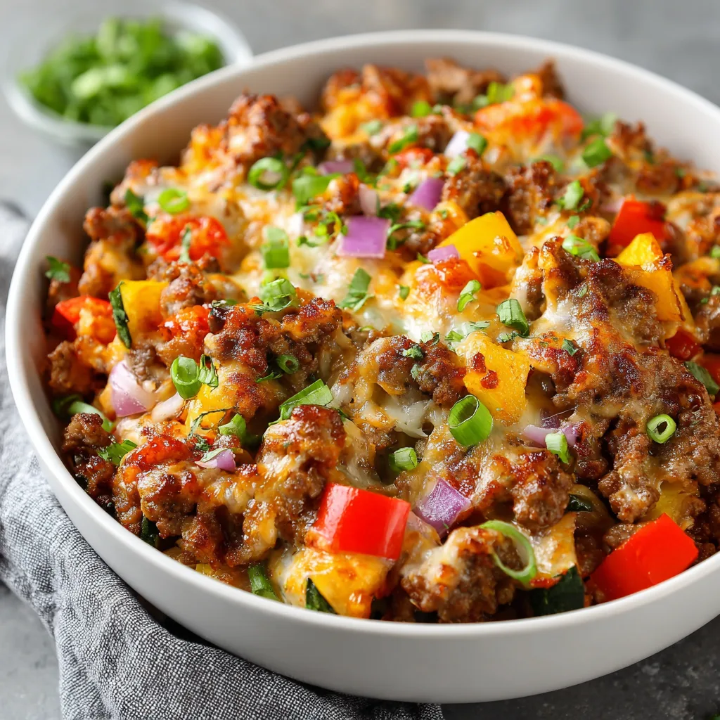 Healthy Air Fryer Ground Beef Casserole – Quick & Nutritious Dinner 3