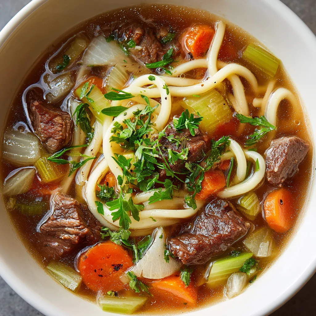 Healthy Beef Noodle Soup – Nutritious & Comforting Meal 3