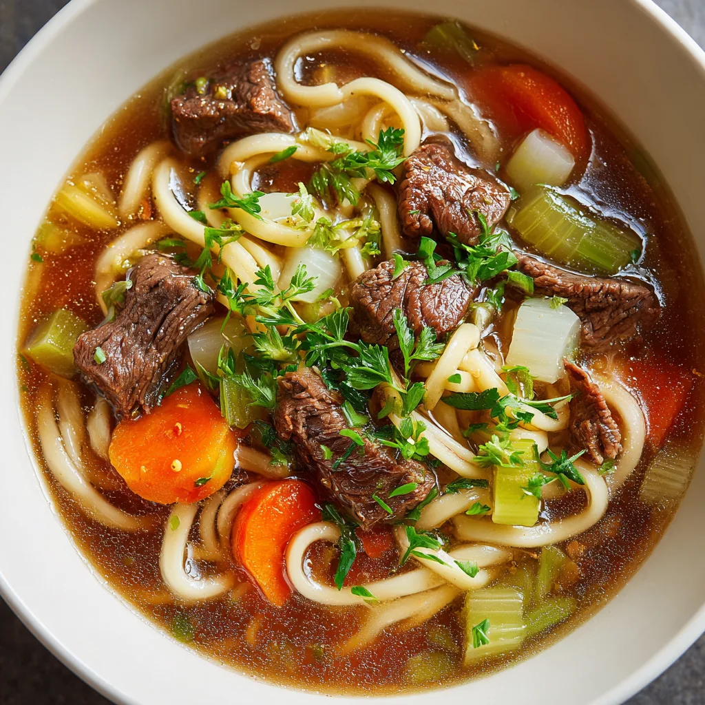 Healthy Beef Noodle Soup – Nutritious & Comforting Meal 2