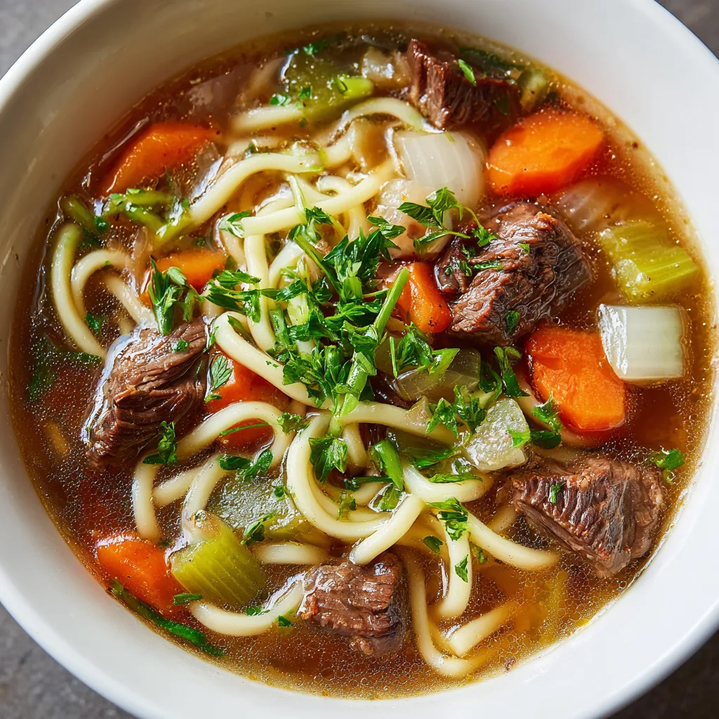 Healthy Beef Noodle Soup – Nutritious & Comforting Meal 4