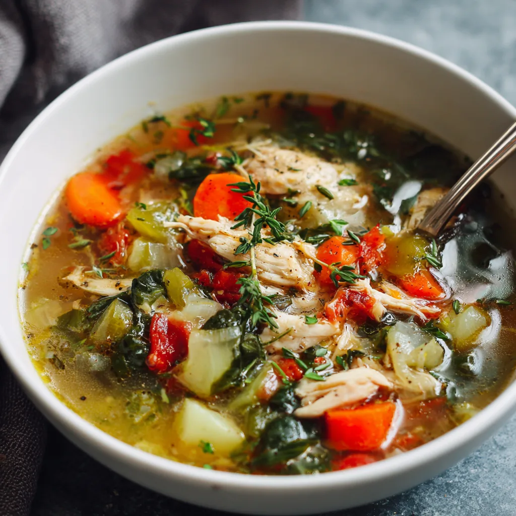 althy Chicken Feel-Better Soup – Nourishing, Light & Comforting 3