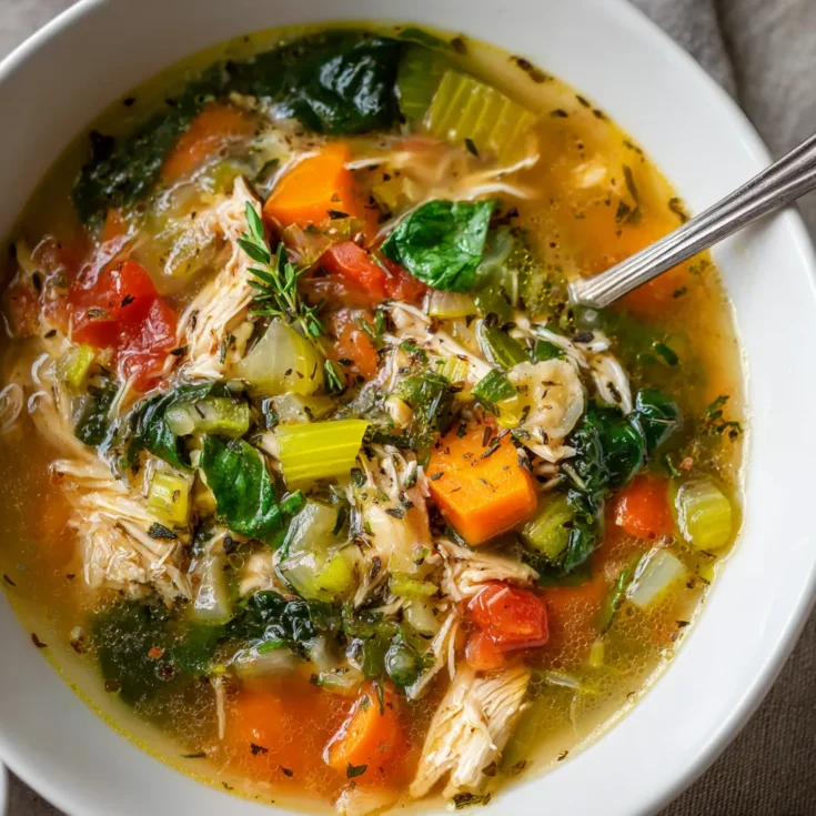 althy Chicken Feel-Better Soup – Nourishing, Light & Comforting 1