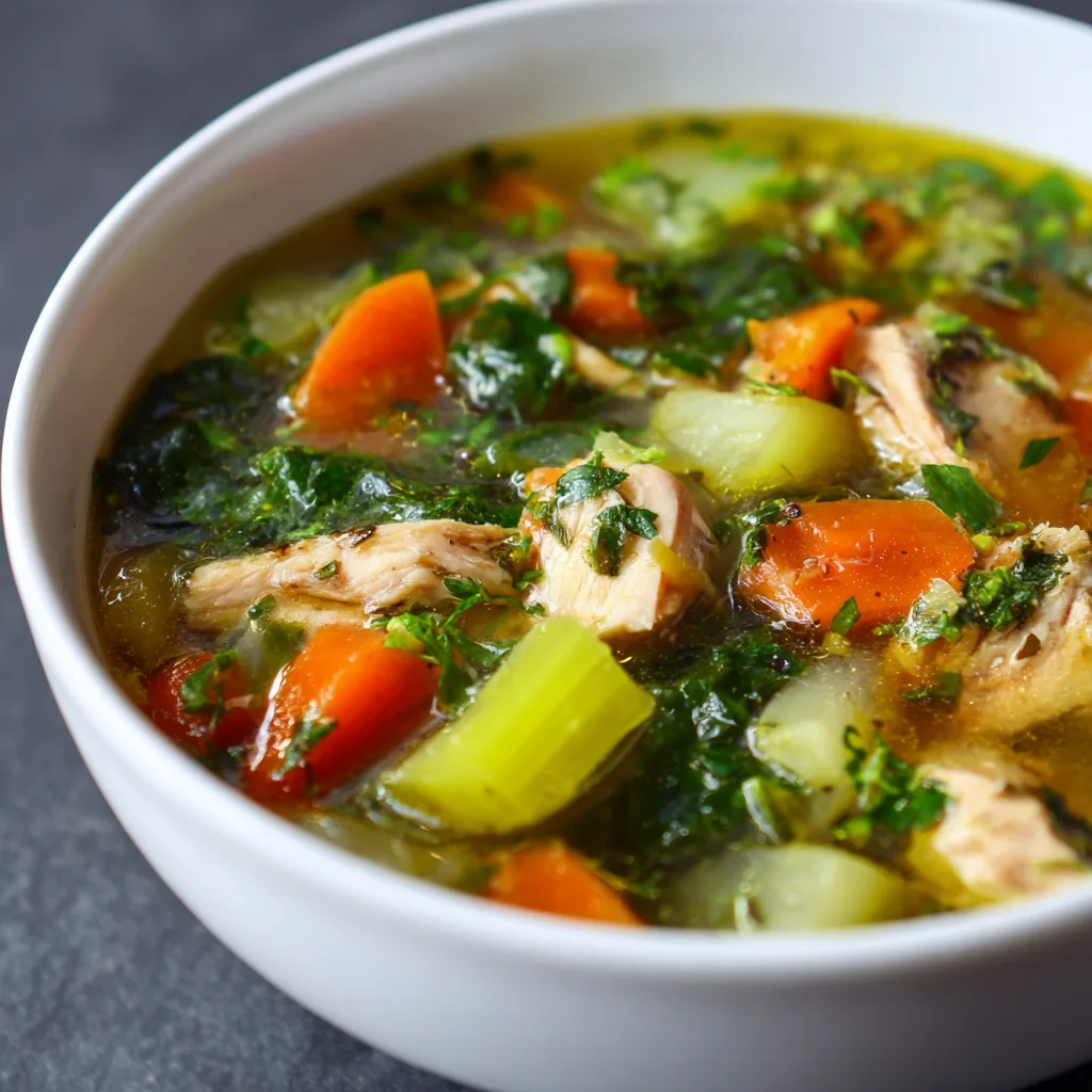 althy Chicken Feel-Better Soup – Nourishing, Light & Comforting 4