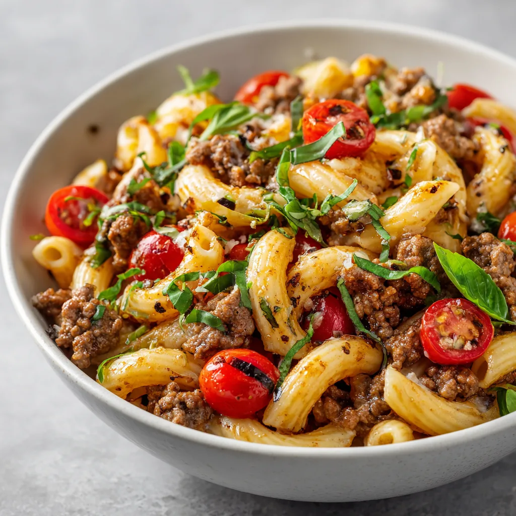 Healthy Grilled Ground Beef Pasta – Flavorful & Nutritious Meal 2