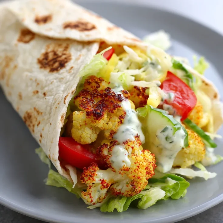 Healthy Low Carb Cauliflower Wrap – Fresh, Light & Keto-Friendly 1