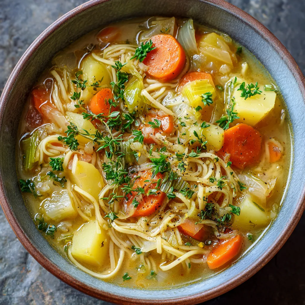 Healthy Potato Noodle Soup – Cozy, Light, and Nutritious Comfort Food 2