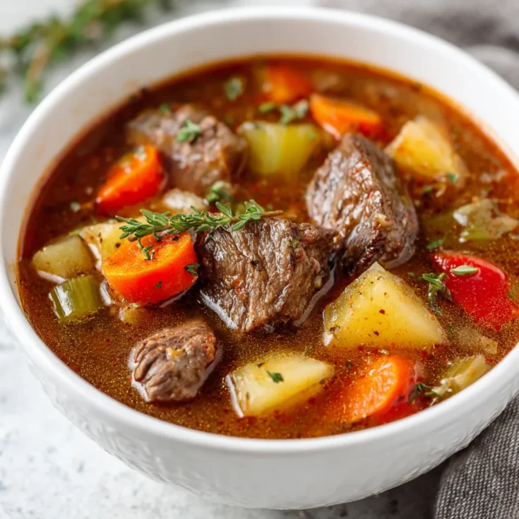 Hearty Beef Instant Pot Soup – Warm, Filling & Easy to Make 1