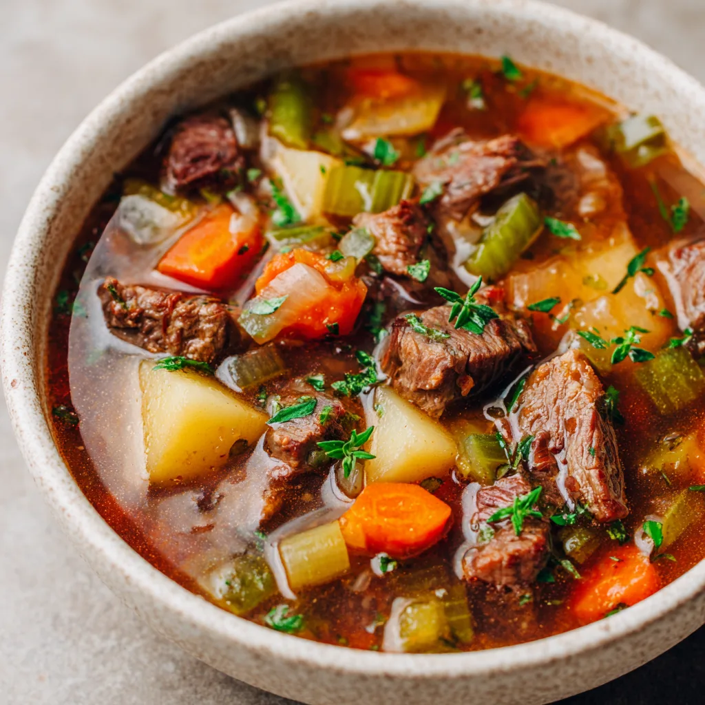 Hearty Beef Instant Pot Soup – Warm, Filling & Easy to Make 3