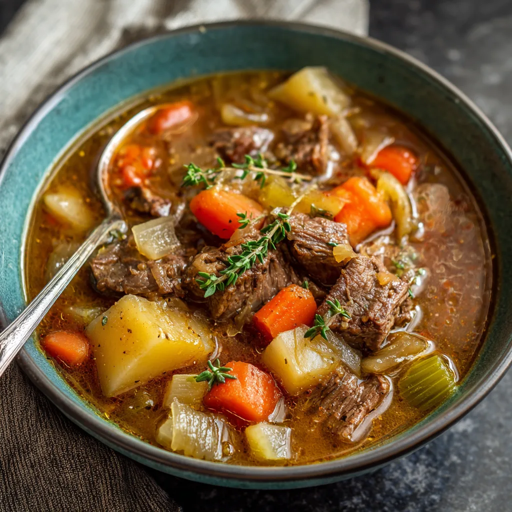 Hearty Beef Instant Pot Soup – Warm, Filling & Easy to Make 4
