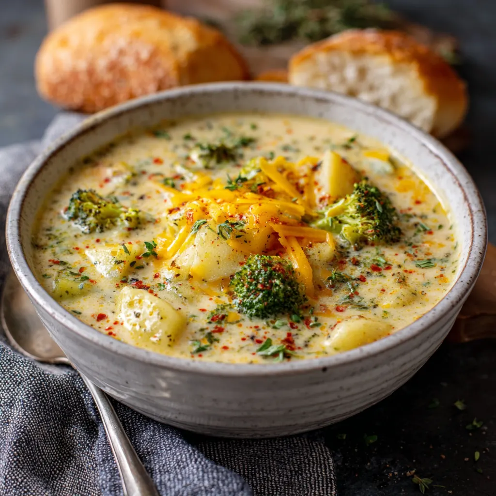 Hearty Broccoli Chowder – Creamy & Comforting Soup Recipe 4