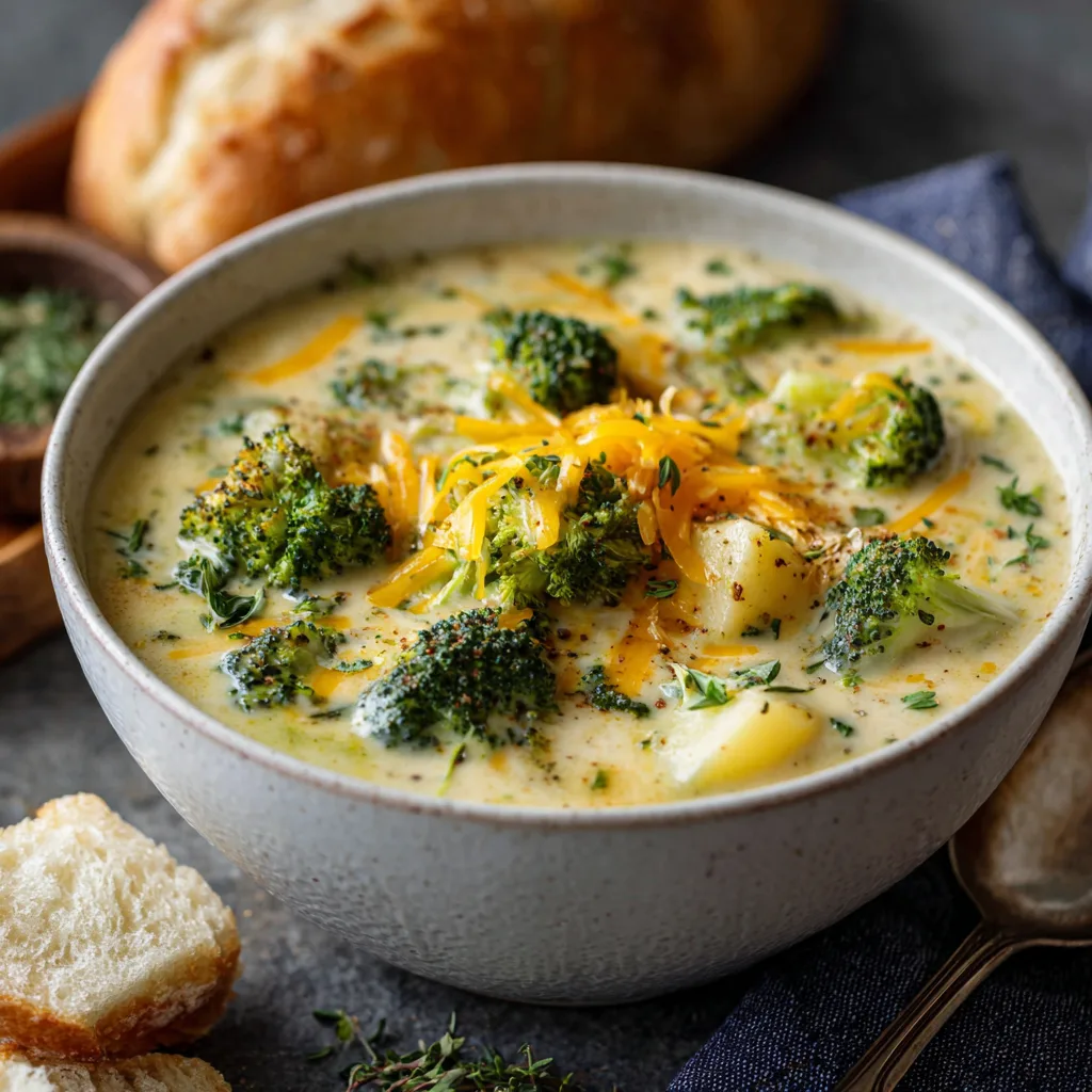 Hearty Broccoli Chowder – Creamy & Comforting Soup Recipe 3