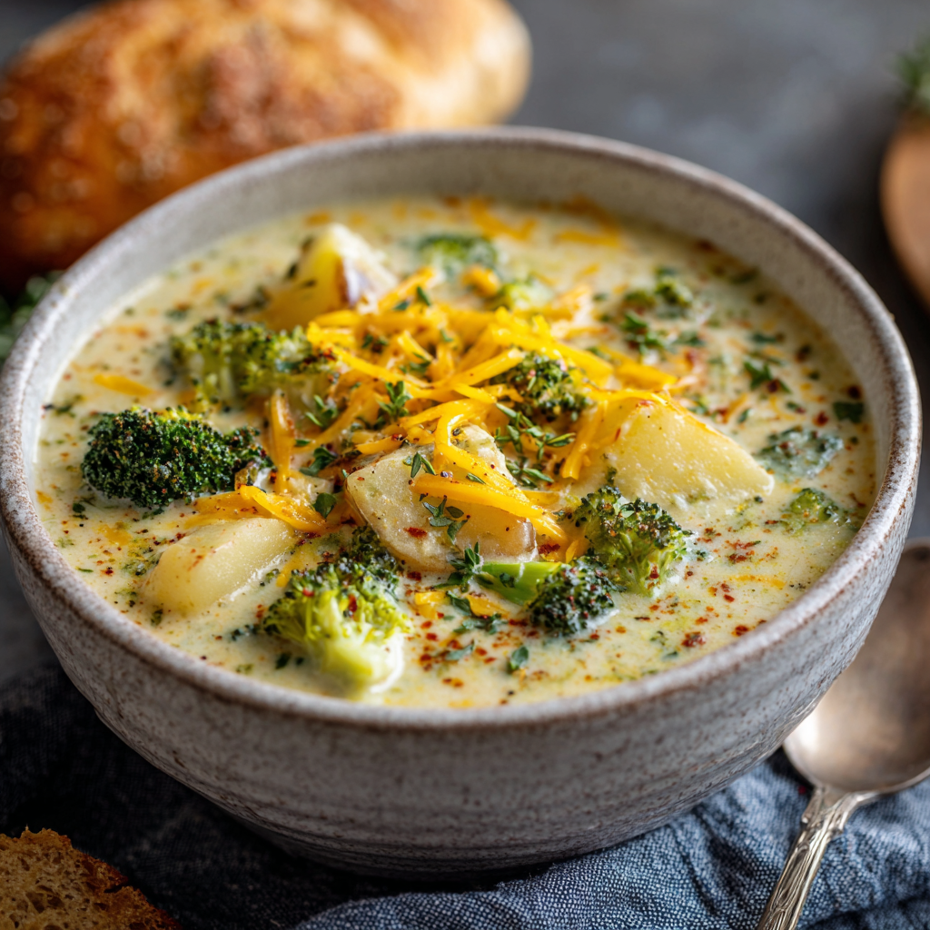 Hearty Broccoli Chowder – Creamy & Comforting Soup Recipe 2
