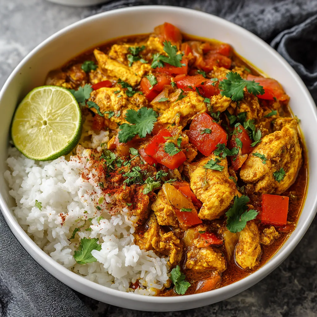 High Protein Crockpot Chicken Curry – Easy, Flavorful, and Meal-Prep Friendly 2