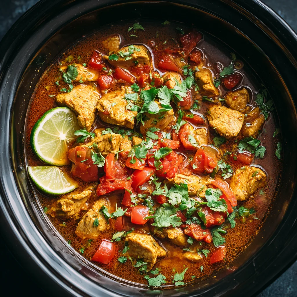High Protein Crockpot Chicken Curry – Easy, Flavorful, and Meal-Prep Friendly 4