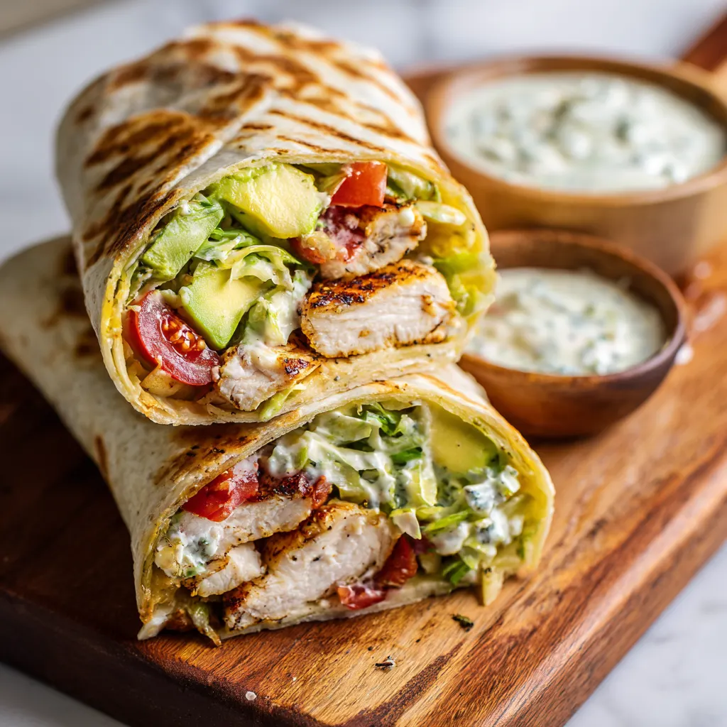 High Protein Low Carb Chicken Wrap – Easy, Healthy, and Satisfying 4