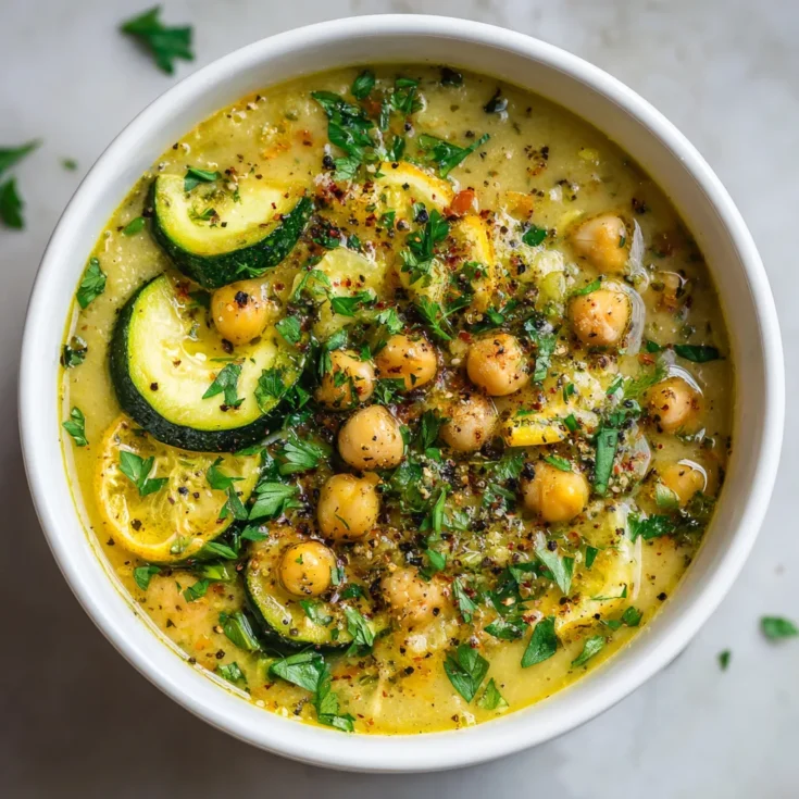 Protein-Packed Mediterranean Zucchini Soup! 1