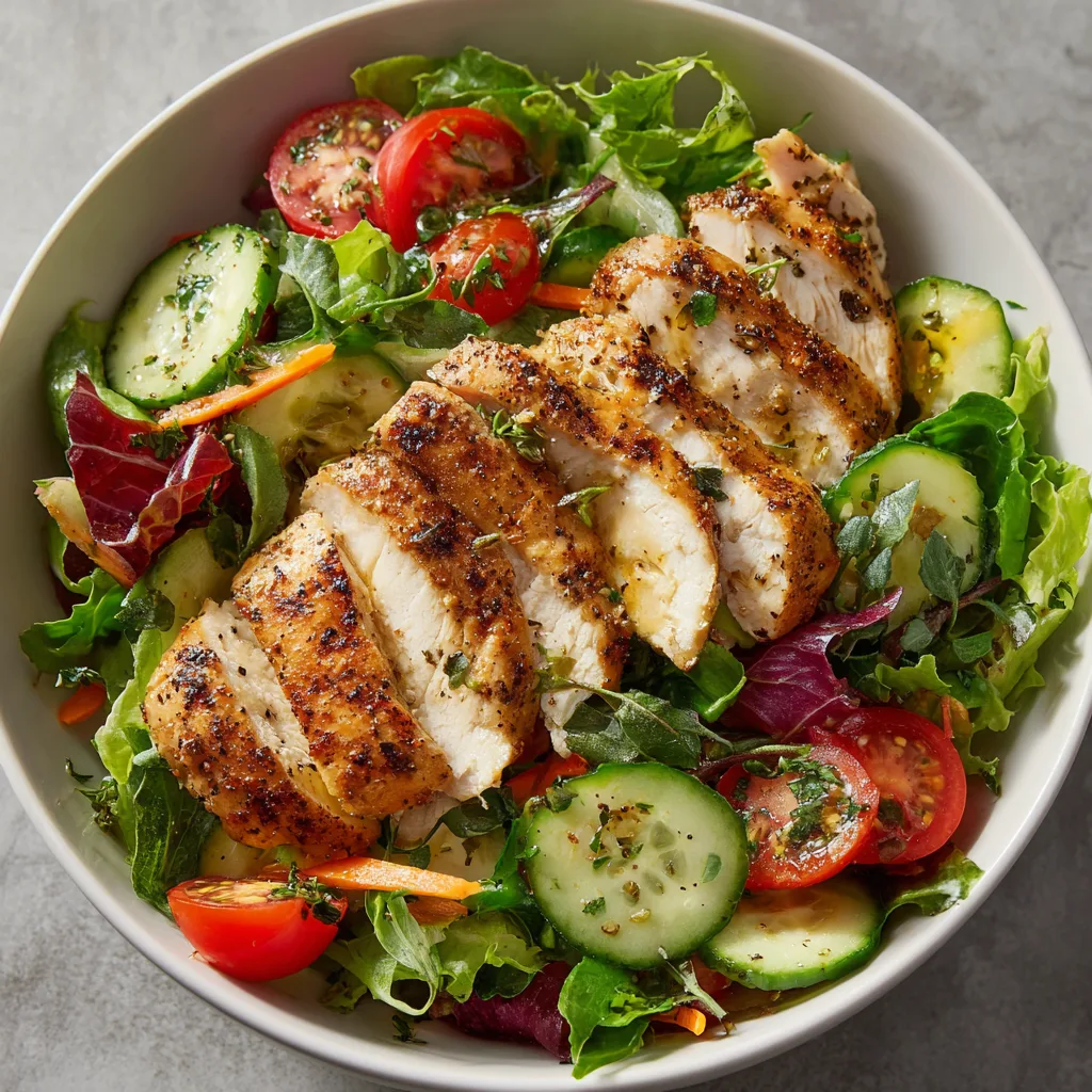 High Protein Slow Cooked Chicken Breast Salad – Healthy, Filling & Easy 4