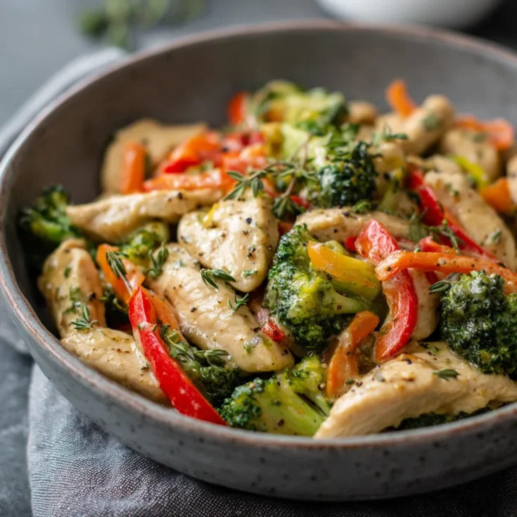 Kid-Friendly Creamy Chicken Stir Fry – Easy, Mild & Weeknight-Ready 1