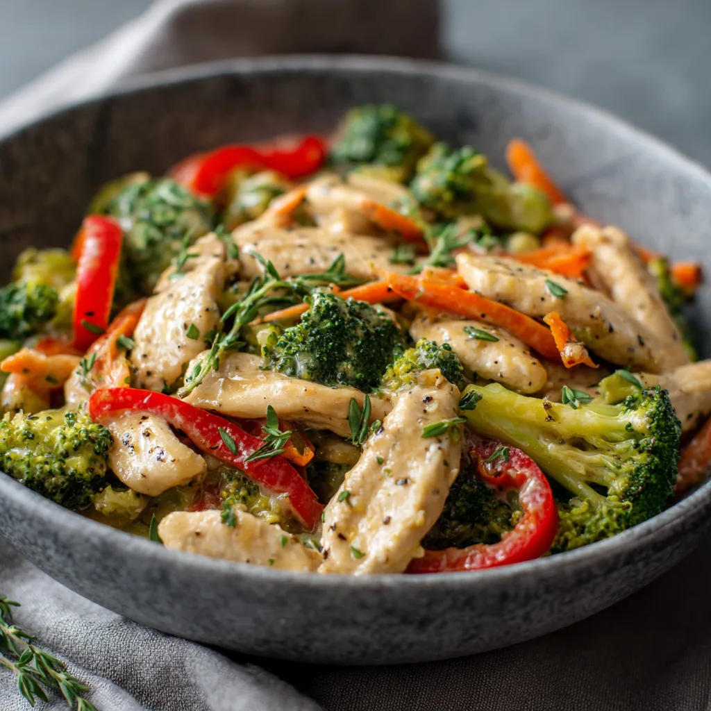 Kid-Friendly Creamy Chicken Stir Fry – Easy, Mild & Weeknight-Ready 3