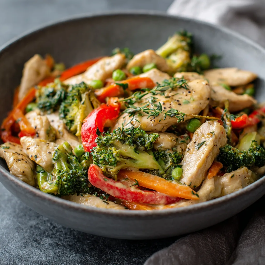 Kid-Friendly Creamy Chicken Stir Fry – Easy, Mild & Weeknight-Ready 4