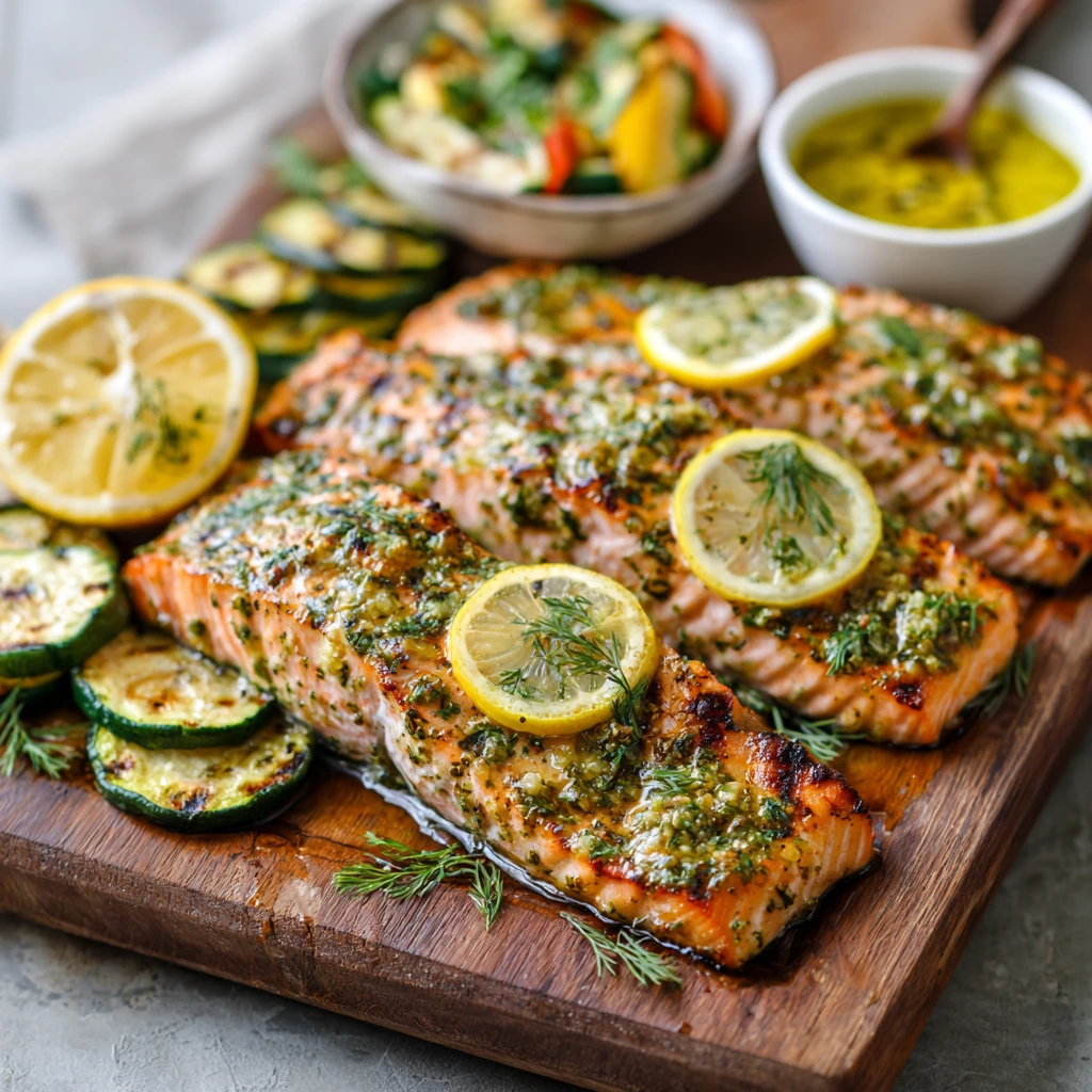 Lemon Herb Grilled Salmon – A Bright & Flavorful Favorite 4