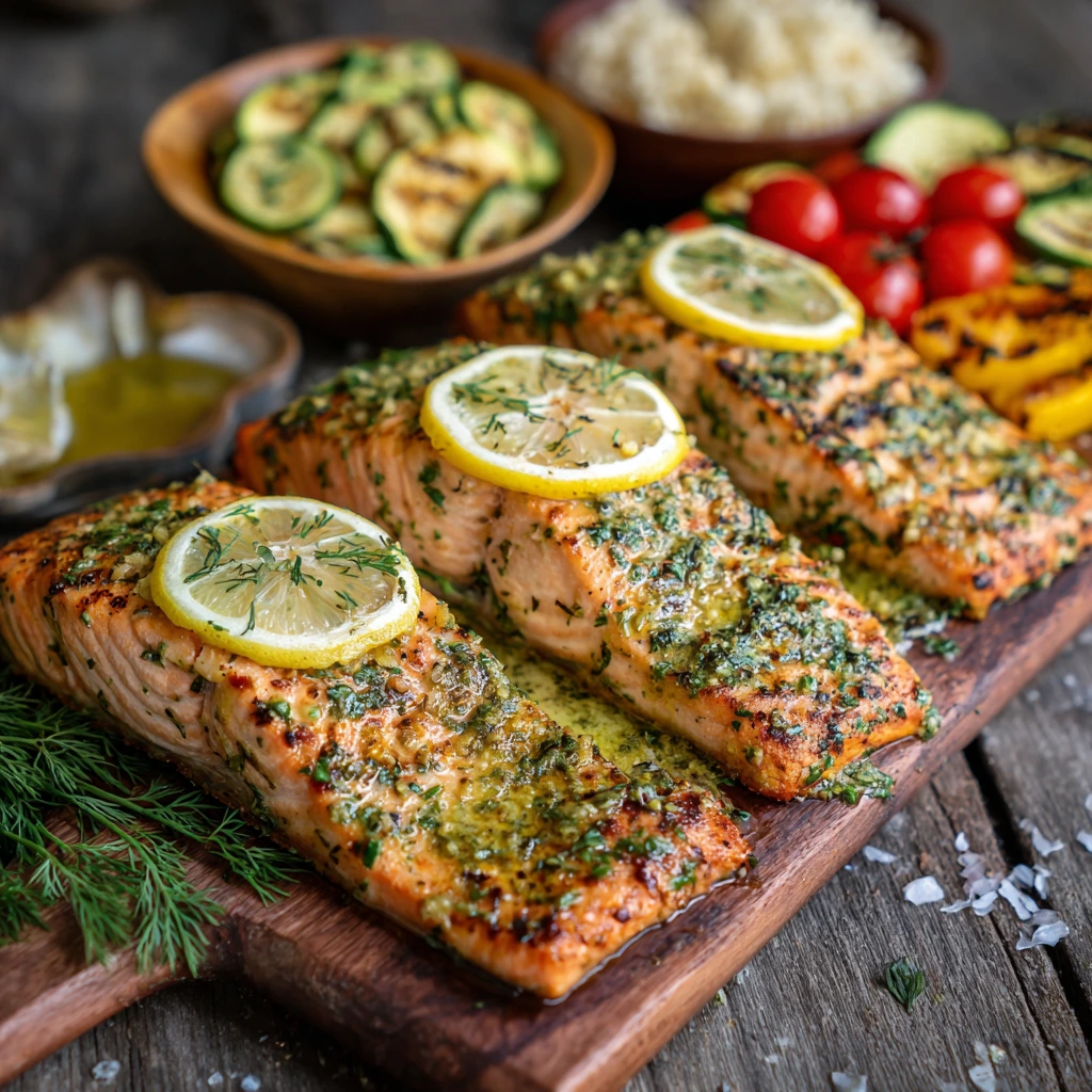 Lemon Herb Grilled Salmon – A Bright & Flavorful Favorite 3
