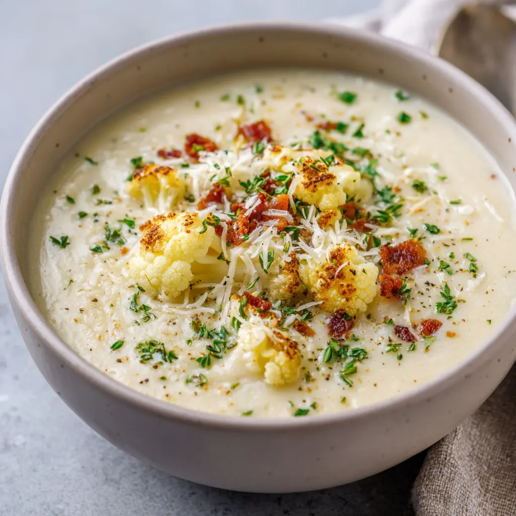 Low Carb Cauliflower Instant Pot Soup – Creamy, Keto-Friendly & Fast 3