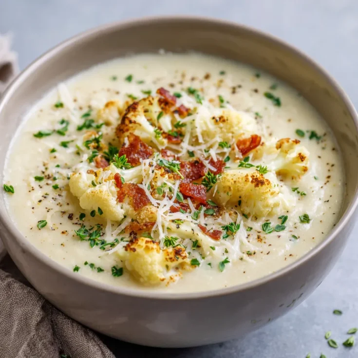 Low Carb Cauliflower Instant Pot Soup – Creamy, Keto-Friendly & Fast 1