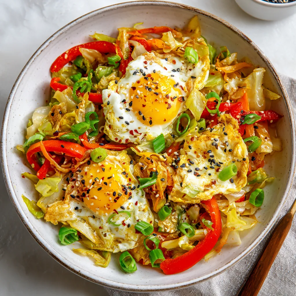Low Carb Eggs Stir Fry – Quick, Healthy Lunch Idea 3