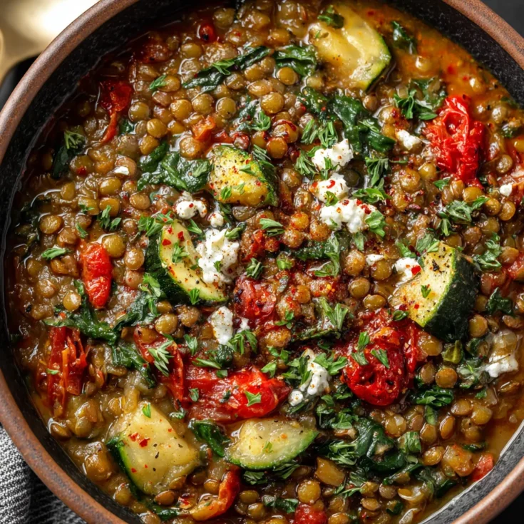 Low Carb Mediterranean Lentils Stew – Hearty, Healthy, and Flavor-Packed 1