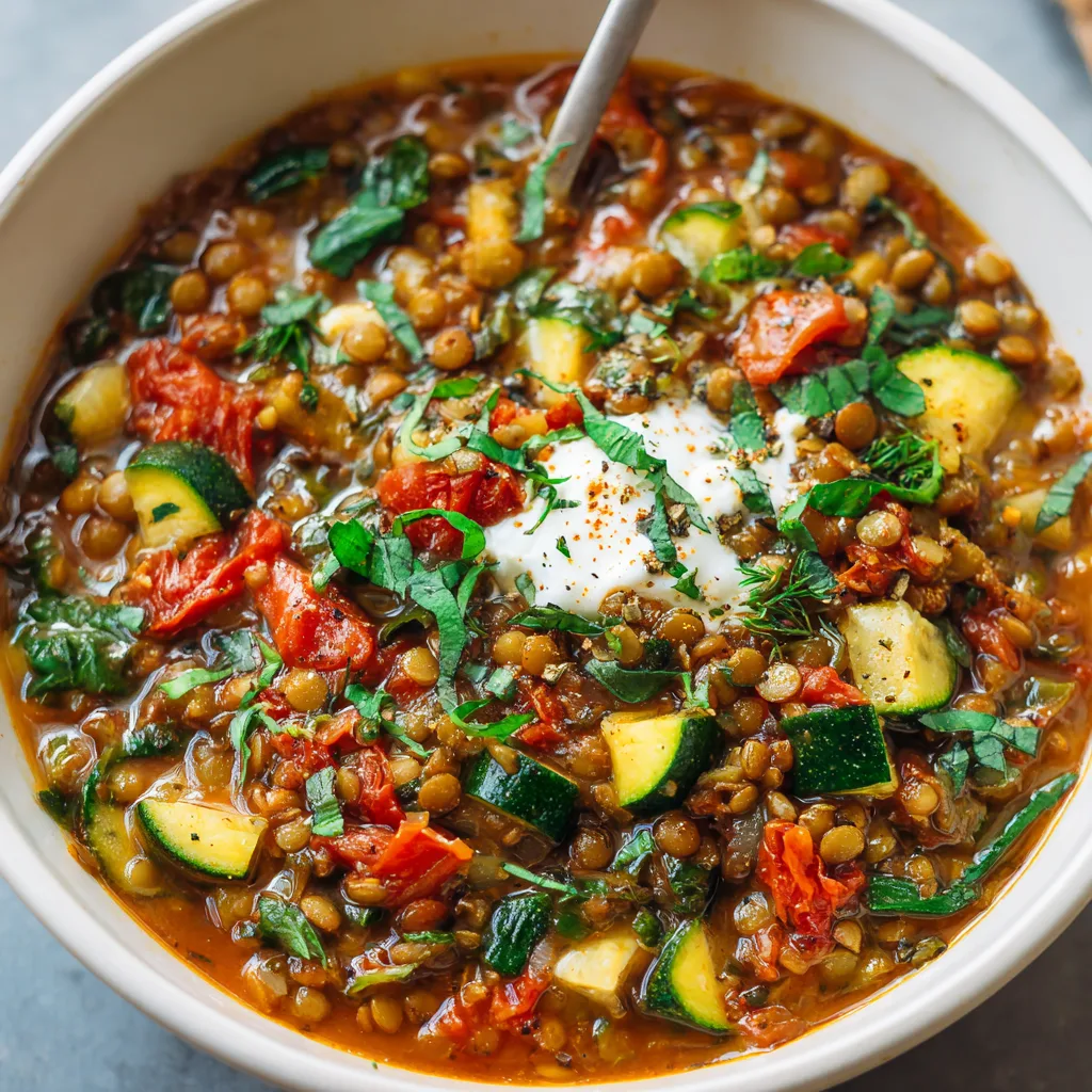 Low Carb Mediterranean Lentils Stew – Hearty, Healthy, and Flavor-Packed 2