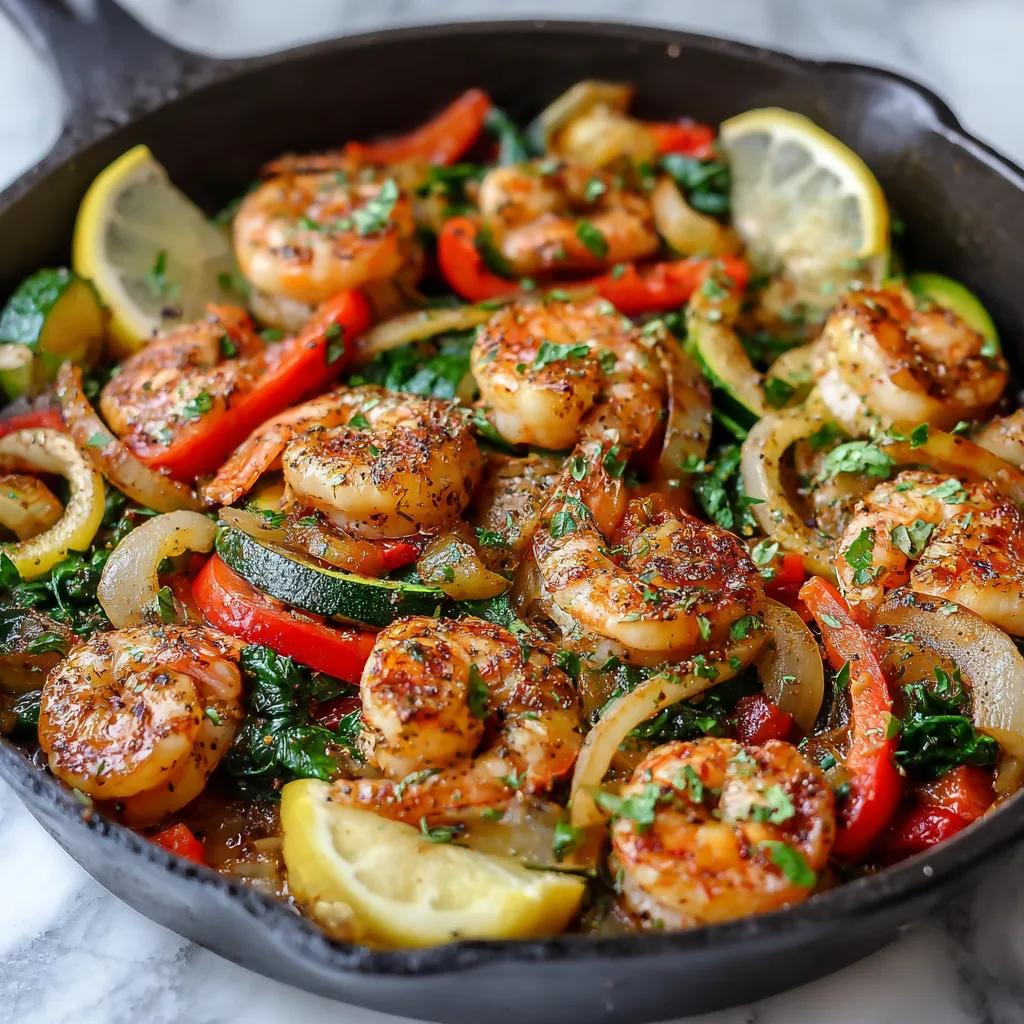 High Protein Low Carb Shrimp Skillet – Quick, Healthy & One-Pan 4
